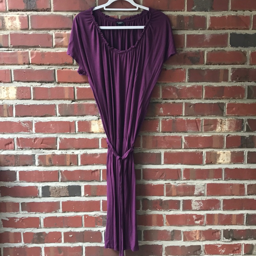 Talbots's dress, plum, size L